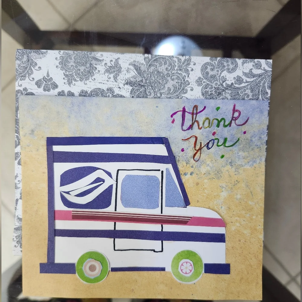 Handmade Thank You Cards Set (8) – Colorful Stationery Bundle – Ready to Ship●